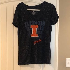 Barely Worn University of Illinois T Shirt